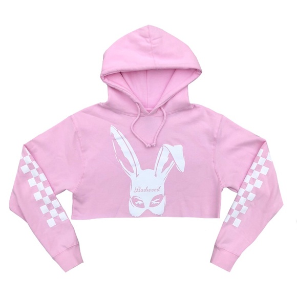 bad bunny pink hoodie